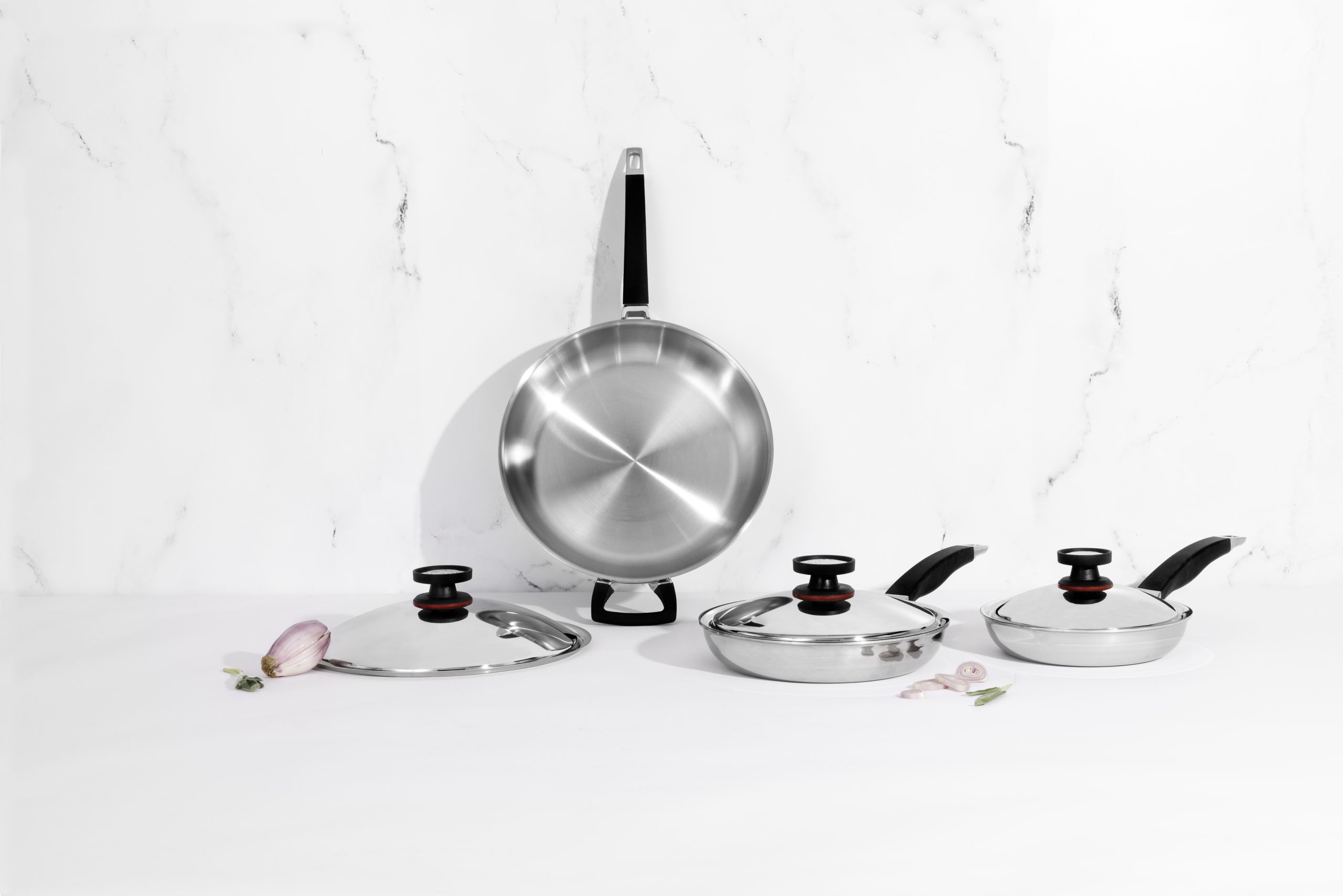 Sartén Royal Prestige Innove en New York acero quirúrgico cocina sin aceite sartén premium Queens Brooklyn Manhattan